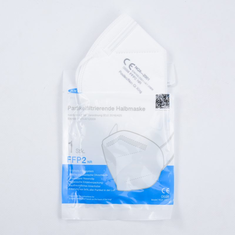 FFP2 Atemschutzmaske ohne Ventil gegen Corona [JUSTSUN]