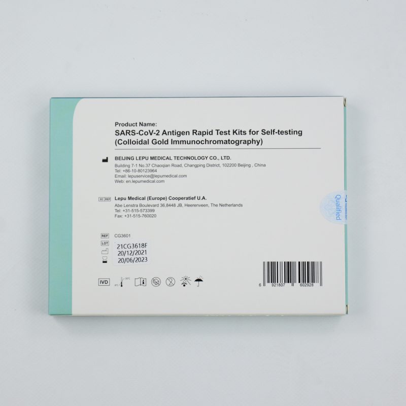 LEPU MEDICAL 1er-Pack Antigen-Test auf Corona mit CE-Zulassung (Laientest)